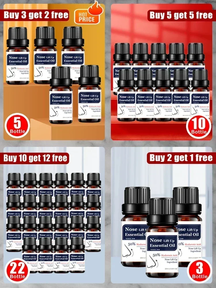 Nose Essential Oil MassageLift up Shaping Nasal Bone Remodeling Natural Care Thin Small Nose Up High Heighten
