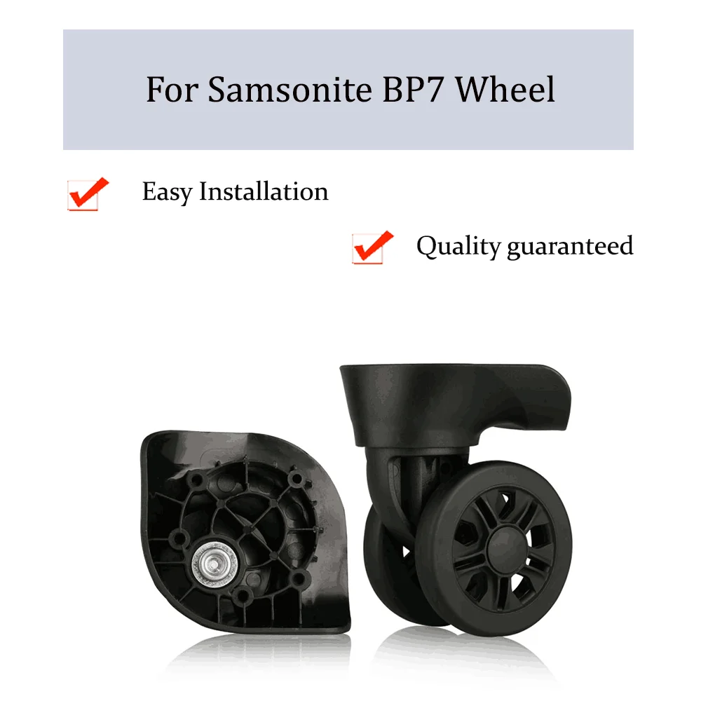 

For Samsonite BP7 Universal Wheel Replacement Trolley Case Luggage Pulley Silent Smooth Shock Absorbing Accessories Caster Wheel