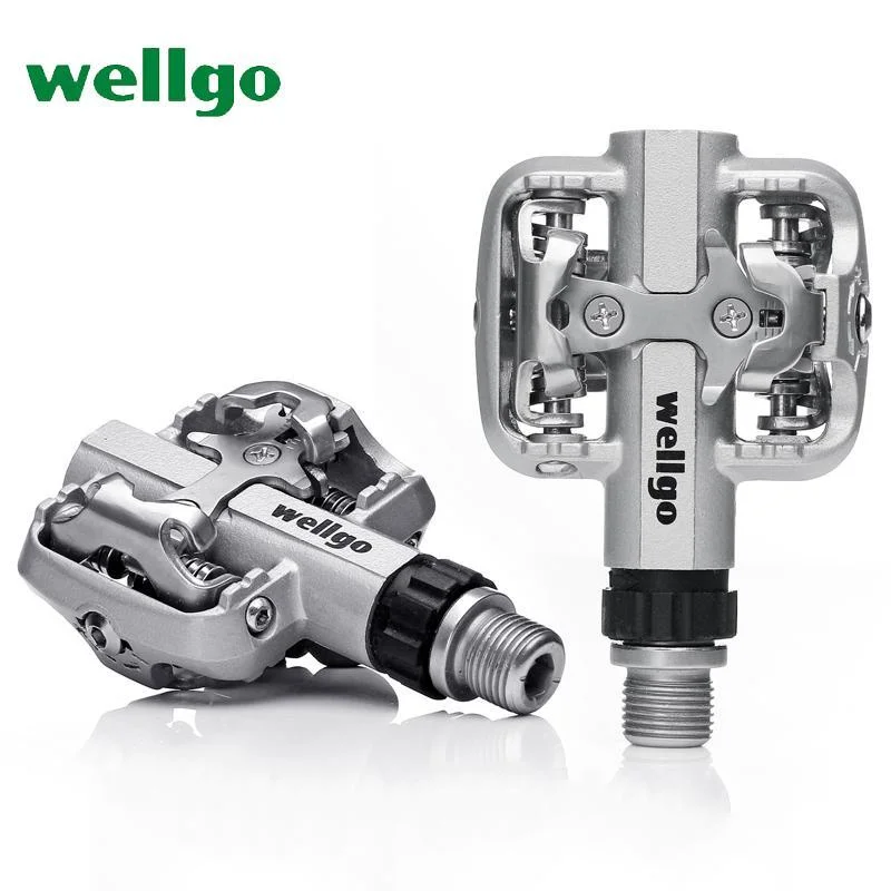 

Wellgo WM001 Self-Locking mountain bike pedals mtb clipless pedal Magnesium Alloy MTB Bicycle Pedals