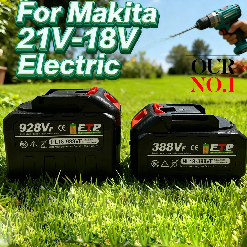 

For Makita 388VF Li-ion Battery , For Makita 18V/21V 6000/9000mah BL1850 BL1880 BL1860B Rechargeable Battery For Electric Tools