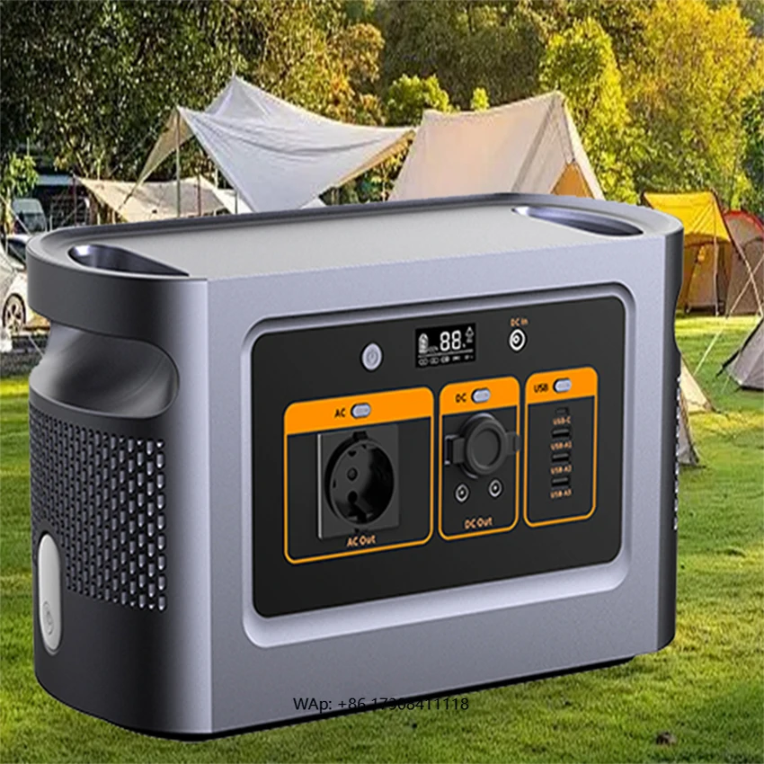 Solar generator 600W portable charging power station 450WH MPPT pure sine wave LiFePO4 battery