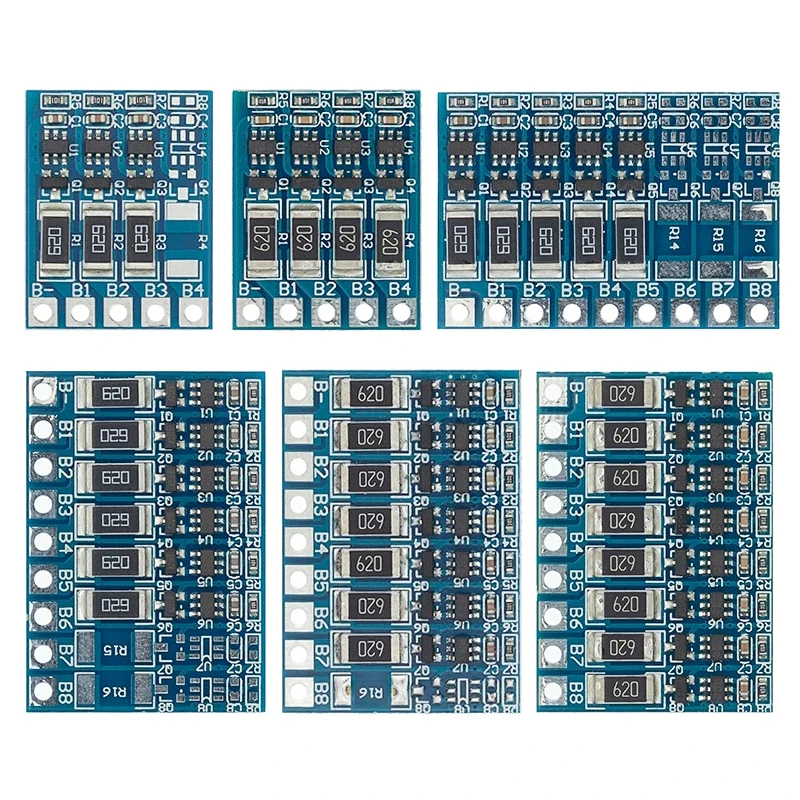 5S 21V 4.2V Balance Function Protection Board 68mA 5S Li-ion Lipo Battery Lithium 18650 Batteries Balanced 3S 4S 5S 6S 7S 8S