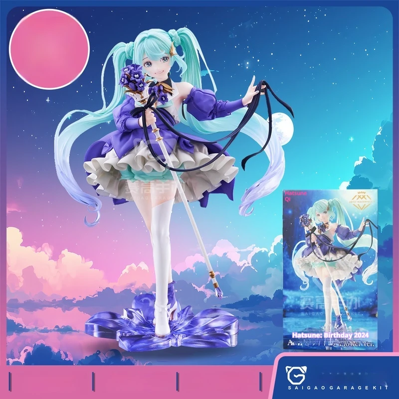 

Authentic TAITO Artist Miku Birthday Celebration 2024 Flower Shaped Figure Collectible Toy Artist Edition Anime Figure