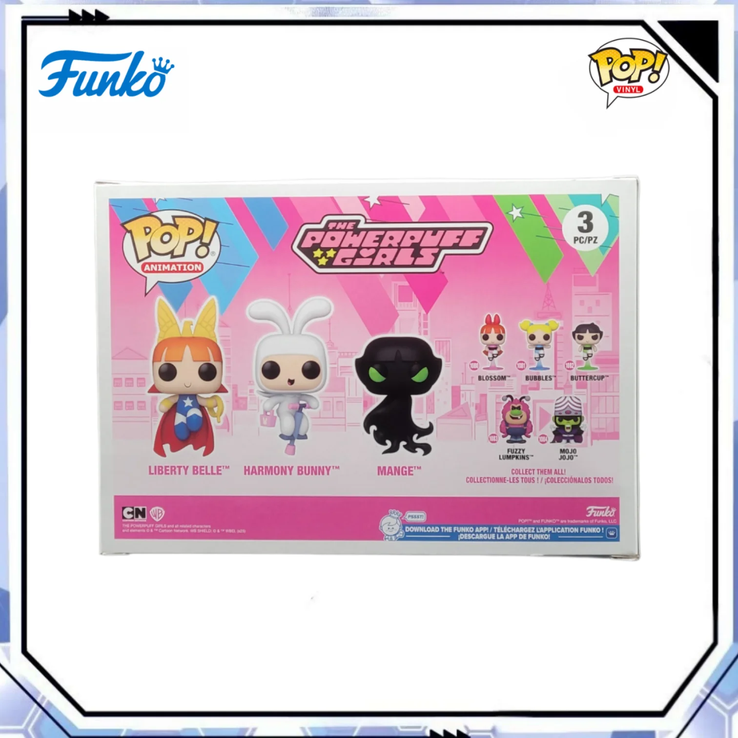 

Funko Pop The Powerpuff Girls Powerpuff Girls Glow 3 Pack Figure Official Licensed Limited Edition Statue Gift for Fans Toy