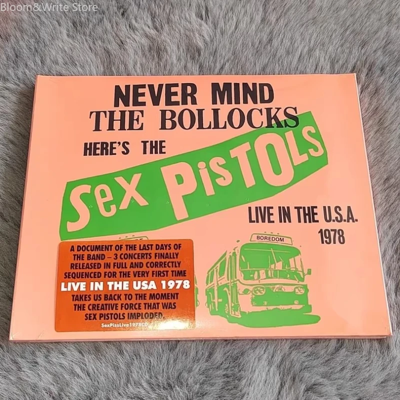 CD de Música Punk Rock Britânico Johnny, Álbum Never Mind The Bollocks, 3 peças de Música, Presentes Musicais Walkman