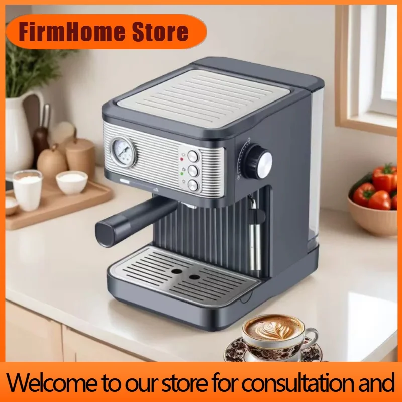 FirmHome Store20Bar Italian Espresso Machine Multi-functional Home Use Coffee Maker With Steam Milk Frothing Coffee Machine 110V