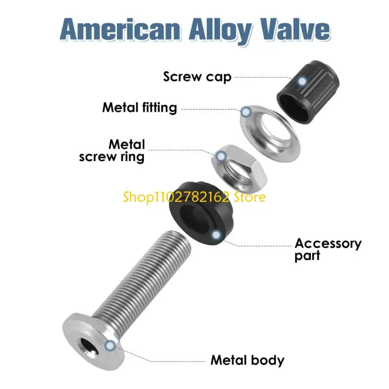 

547B Leak Proof Tire Valves Stem Suitable For Vacuum Tubeless Tires Motorcycles Corrosion Resistant Brass Construction