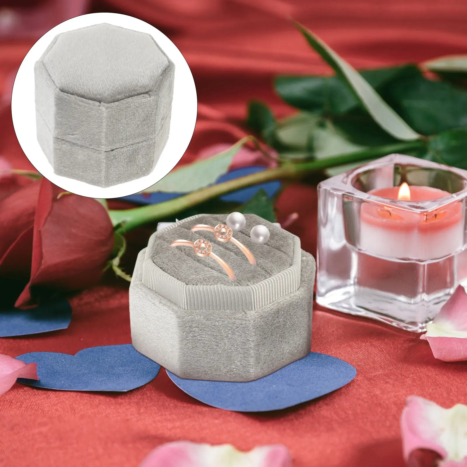 

Подарочная коробка для колец на помолвку, свадьбу, предложение руки и сердца, маленькая фигурная упаковка для ювелирных изделий, коробка для хранения и демонстрации колец и серег