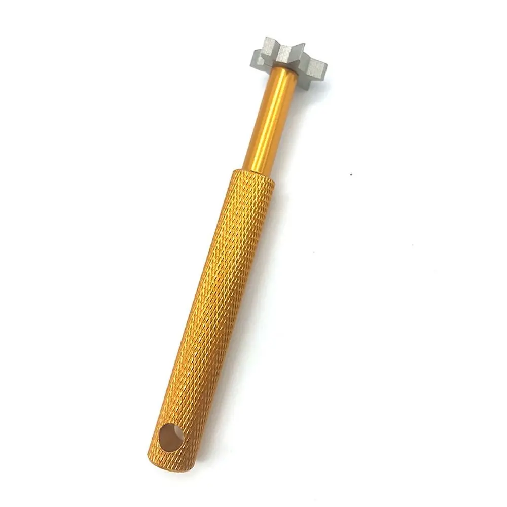 Strong Golf Club Sharpener Head Cleaning Wedge Alloy Golf Club Grooving Sharpening Tool 6 Colors Non-Slip Golf Sharpener