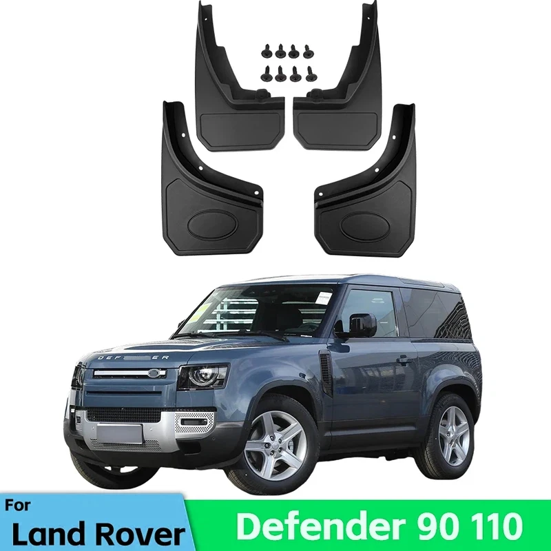 MudFlaps For Land Rover Defender 90 110 L663 2020 - 2025 Mudguards Mud Flaps Splash Guards Fender Car Accessories Not Fit 130