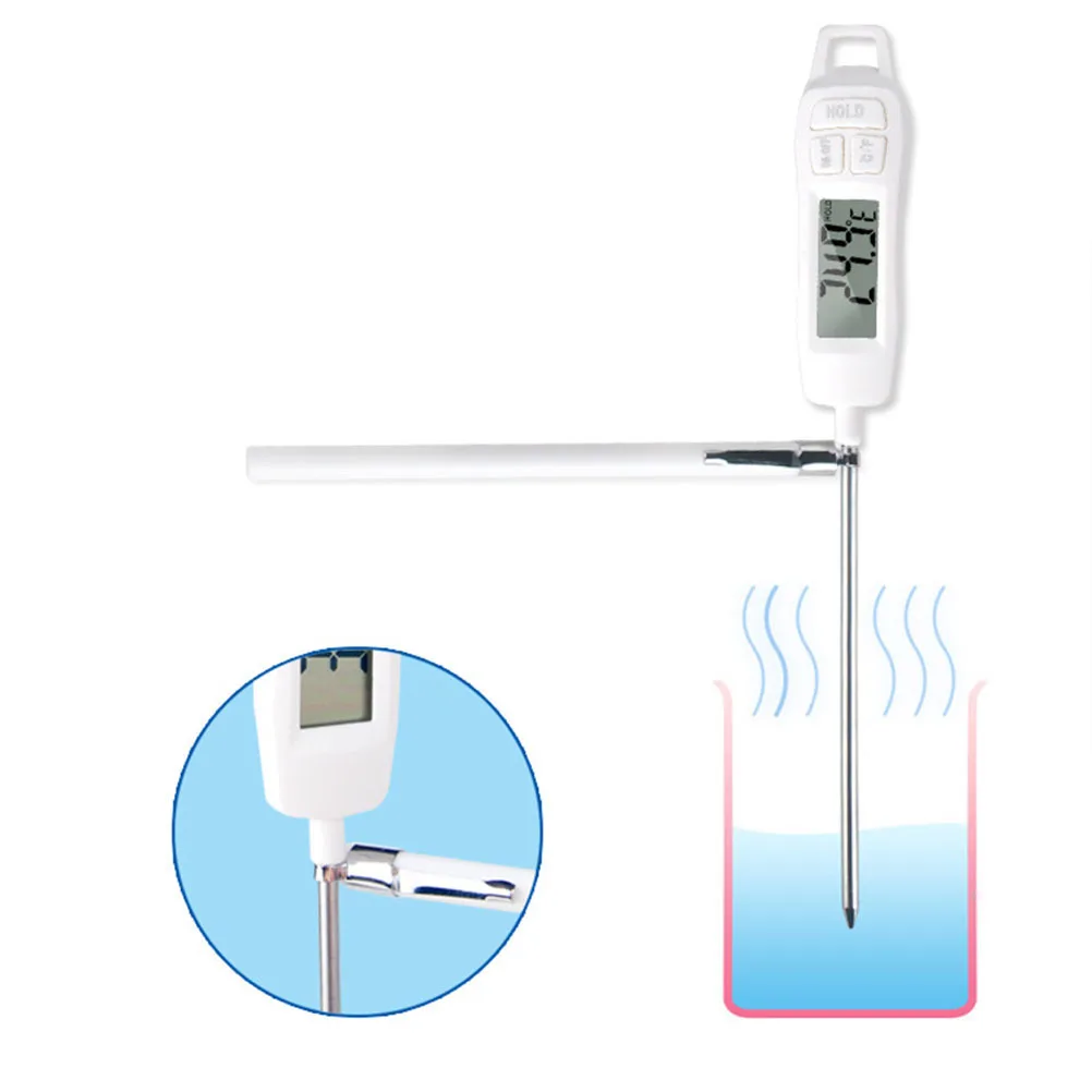 

Food Thermometer Digital High Precision Stainless Steel Probe for Kitchen Bbq Cooking Home Use Fast Reading Temperature LCD