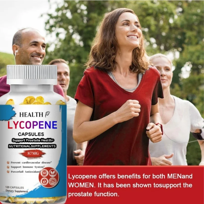 Lycopene 87mg 120 Vegetarian Capsules | Supplementing Health | Natural Tomato Extract Non GMO