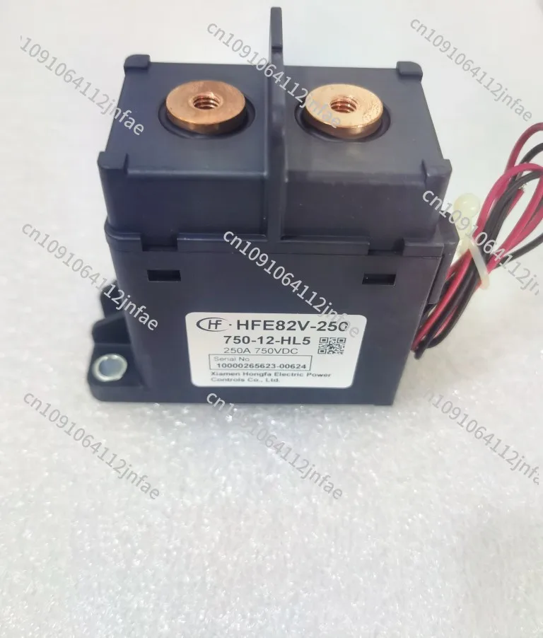 

New energy HVDC contactor HFE82V-250 750-12-HL5 coil 12V touchpoint 250A