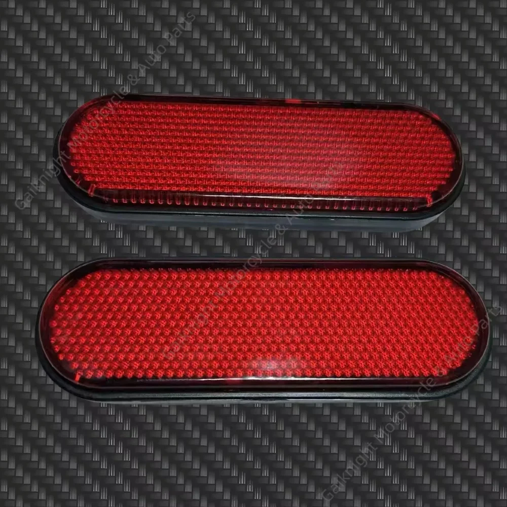 Motorcycle Front Fork Leg Reflector Cover Red/Yellow Night Reflective Warning Plate Sticker Universal For Bike,Trailer,Car,Truck