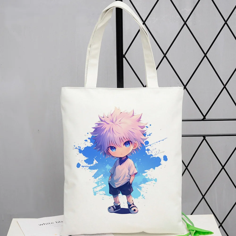 Killua tote bag shopping shoulder  reusable shopper personnalisable femme
