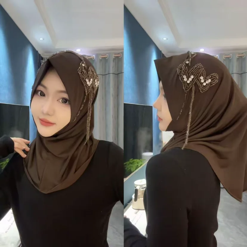 

Head Cover 2026 Ready to Wear, Muslim, Sweet Girls Hat Hijabs