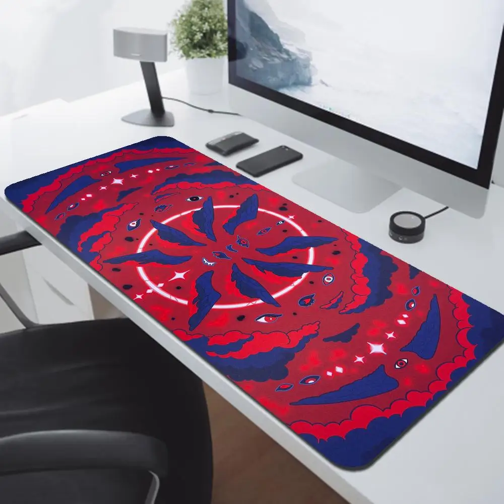 Pink Moon Large Mouse Pad 100x50cm Computer Mousepad Company Gaming Mausepad Magic Star Keyboard Mause Mat Office Desk Mats XXL