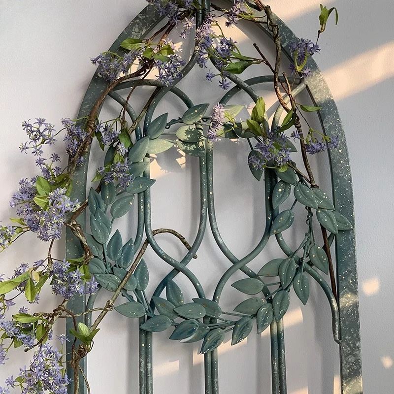 Ironwork False Windows Retro Aged Decoration Wall-mounted American-style Soft Furnishings Restaurant Walls Figure Feng Shui