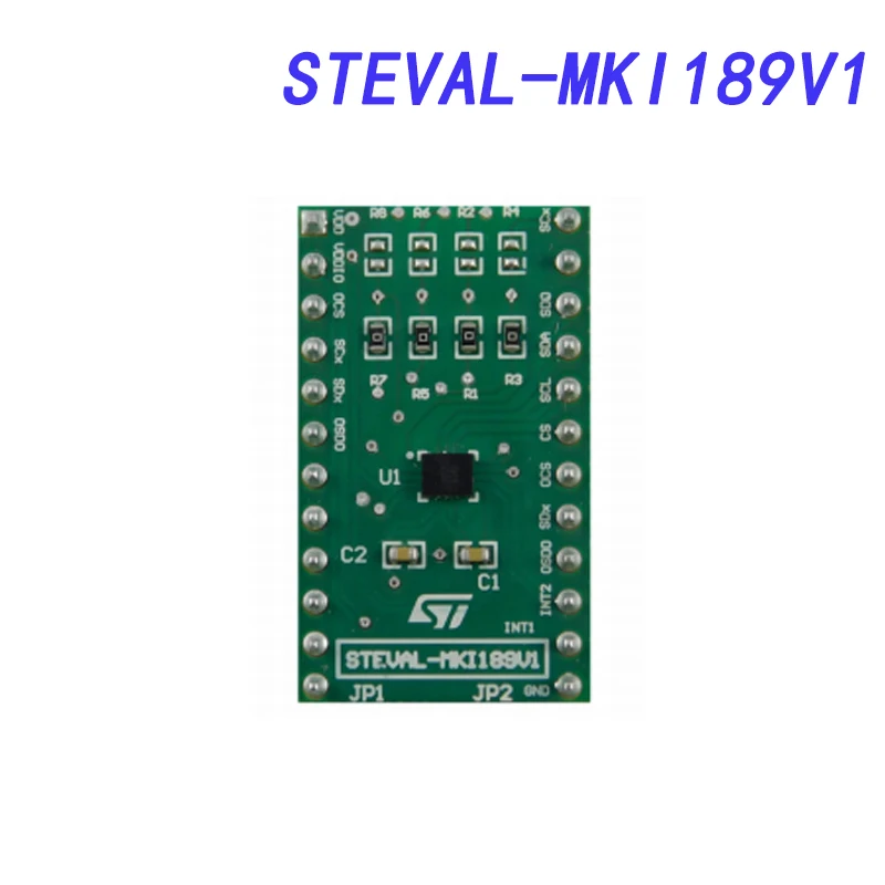 

STEVAL-MKI189V1 Evaluation Board, LSM6DSM MEMS three-axis accelerometer, Gyroscope, Dil-24 Adapter Board