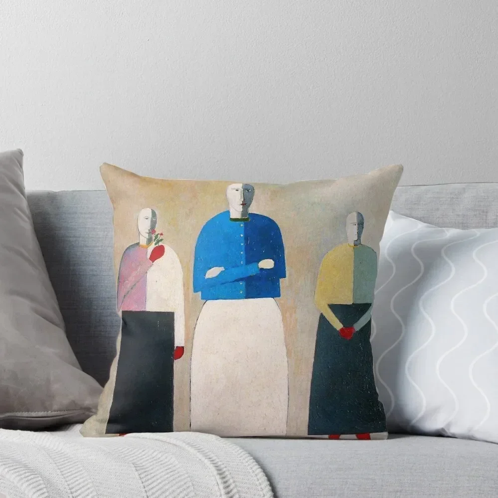 

HD - Three women, by Kazimir Severinovich Malevich 1932 High Definition Throw Pillow Pillowcase Cushion pillow