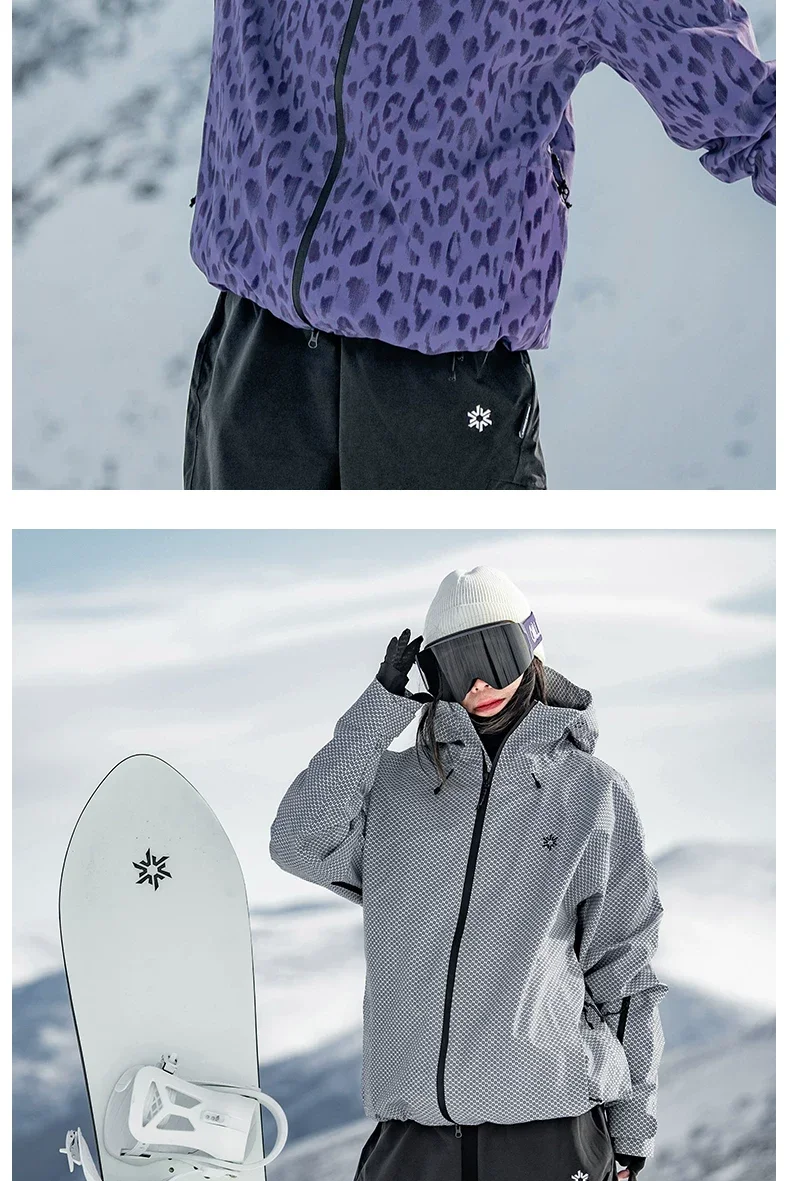 2026 John Snow Skianzug für Damen und Herren, Wasserdicht, Winddicht, Warm, Vollständig Gummiversiegelt, Neuer Ski-Oberteil – Detail 15