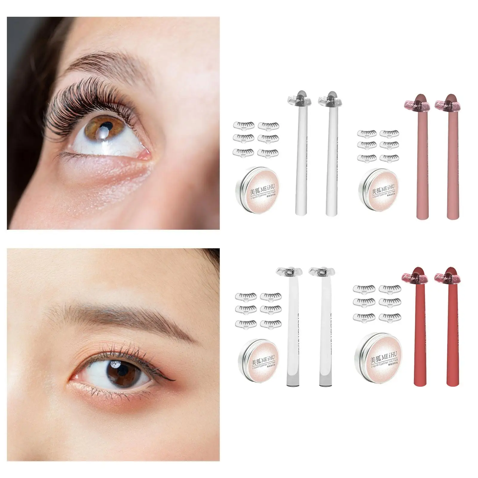 

Eyelashes Prints Lazy Quick Makeup Lashes Template Portable Reusable Beginner