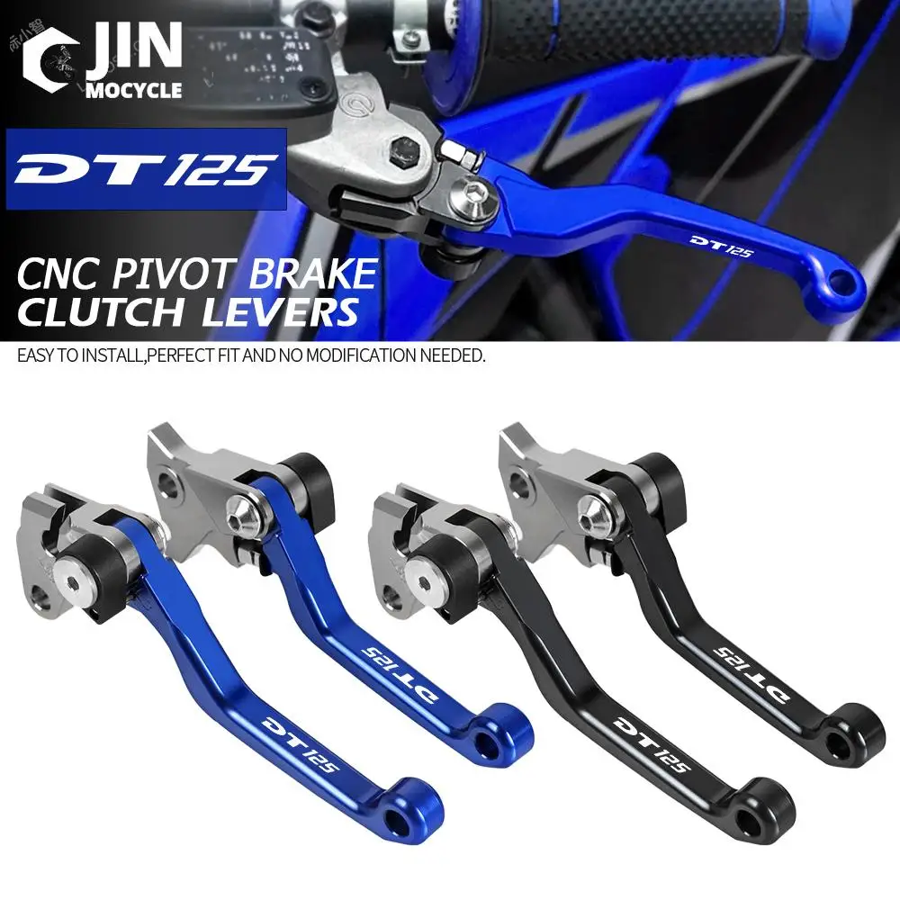 Pivot Brake Clutch Levers FOR YAMAHA DT125 1989 1990 1991 1992 1993 1994 1995 1996 1997 1998 1999 2000 2001 2002 2003 2004 2005