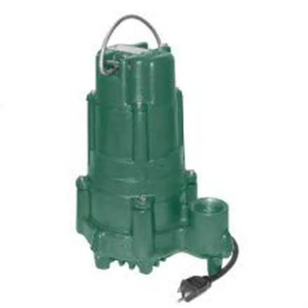 N4145 Sump & Effluent Pump 3/4 HP 115V 1 Phase 61 GPM Max 74ft Max Double Seal Stainless Steel Cast Iron Corrosion Resistant