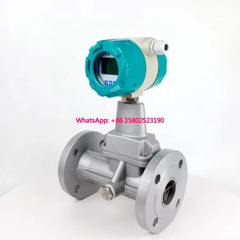 Precession Vorte X Flowmeter 4-20ma RS485 Hart IP65 Hart 2 Sensors Ga s Precession Vort Ex Flange Thread Clamp Flowmeter