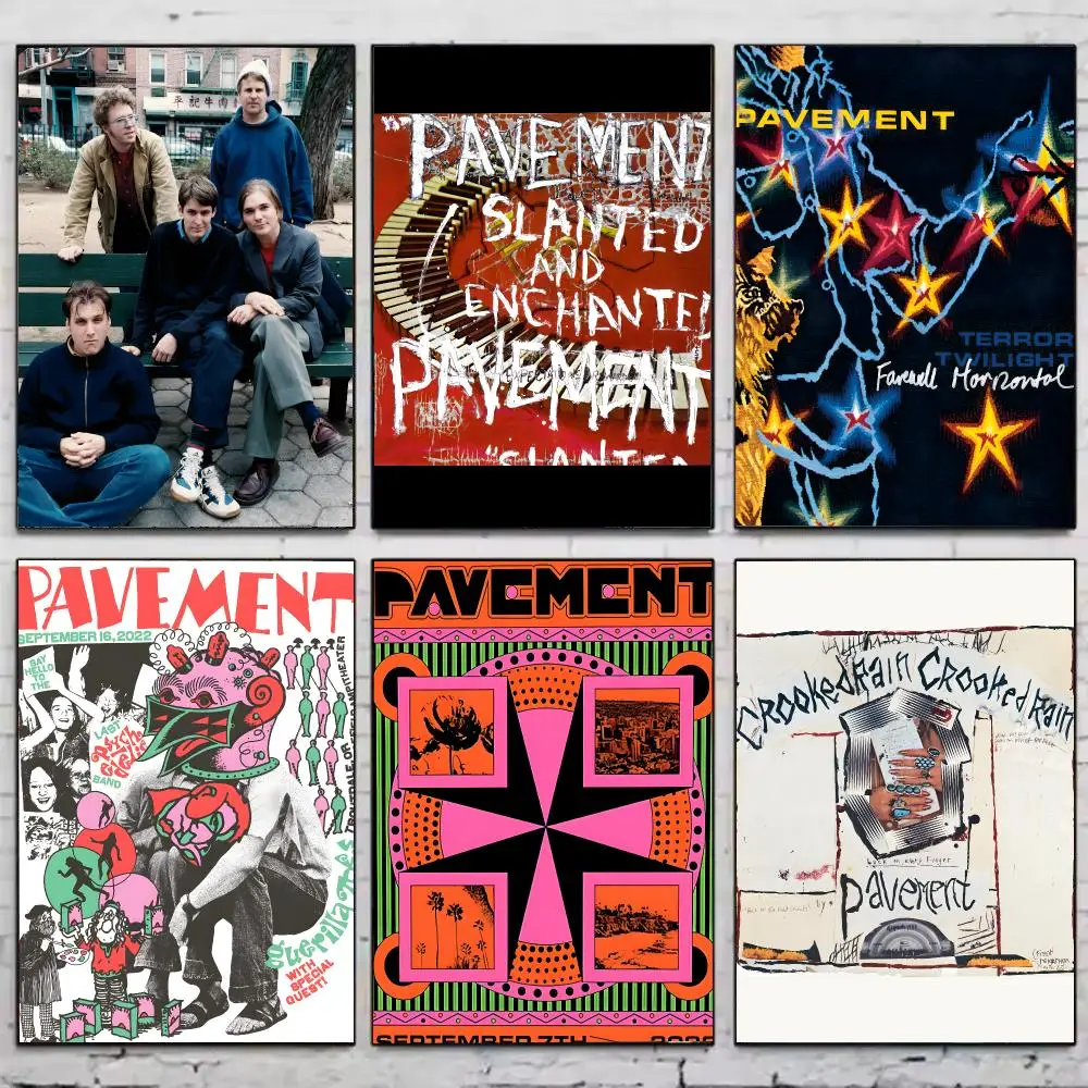 Band P-pavement Poster HD Waterproof Self-Adhesive Wall Sticker For Room Decor, Premium Print Gift