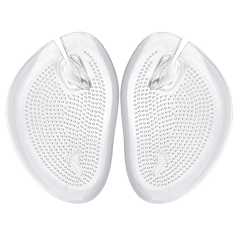 1 Pair Silicone Flip-Flop Anti-Friction Pads | Non-Slip Design, Fits Forefoot, Invisible Self-Adhesive, Walking Massage for Comf