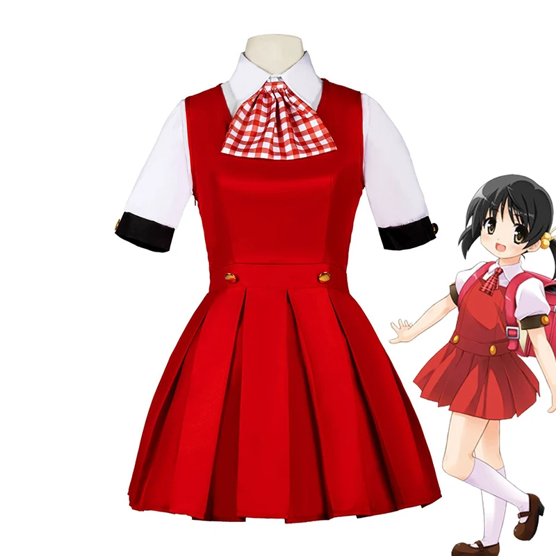 

New Anime Vtuber Kaai Yuki Cosplay Costume Girl Red Strap Dress Shirt Suit JK Uniform Halloween Carnival Party Clothes