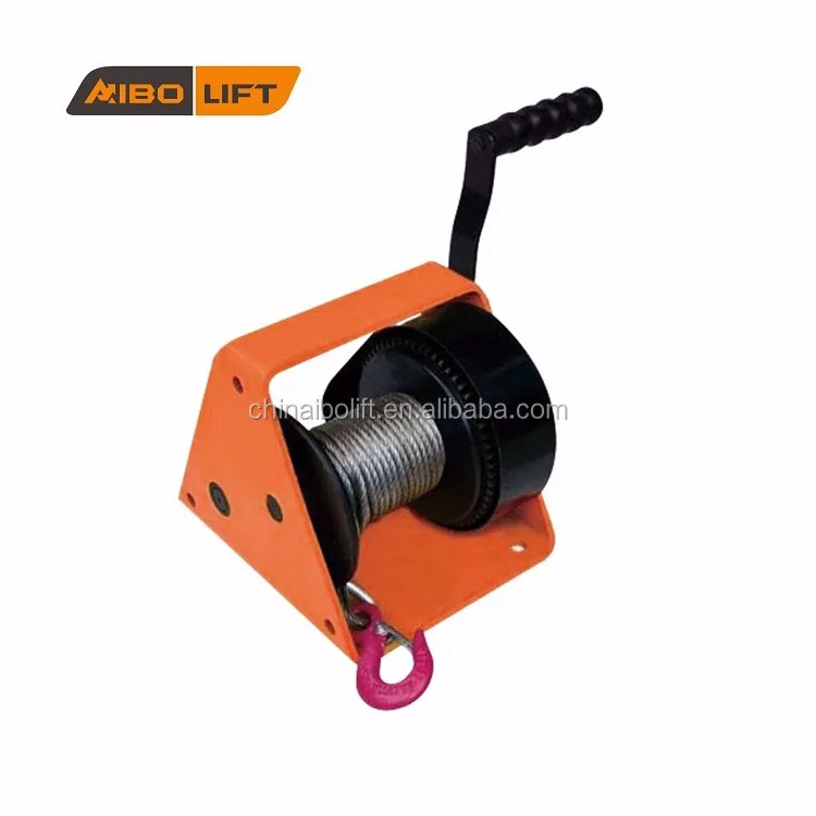 

Manual Winch With Wire Rope, Small Wire Rope Hand Winch Lift