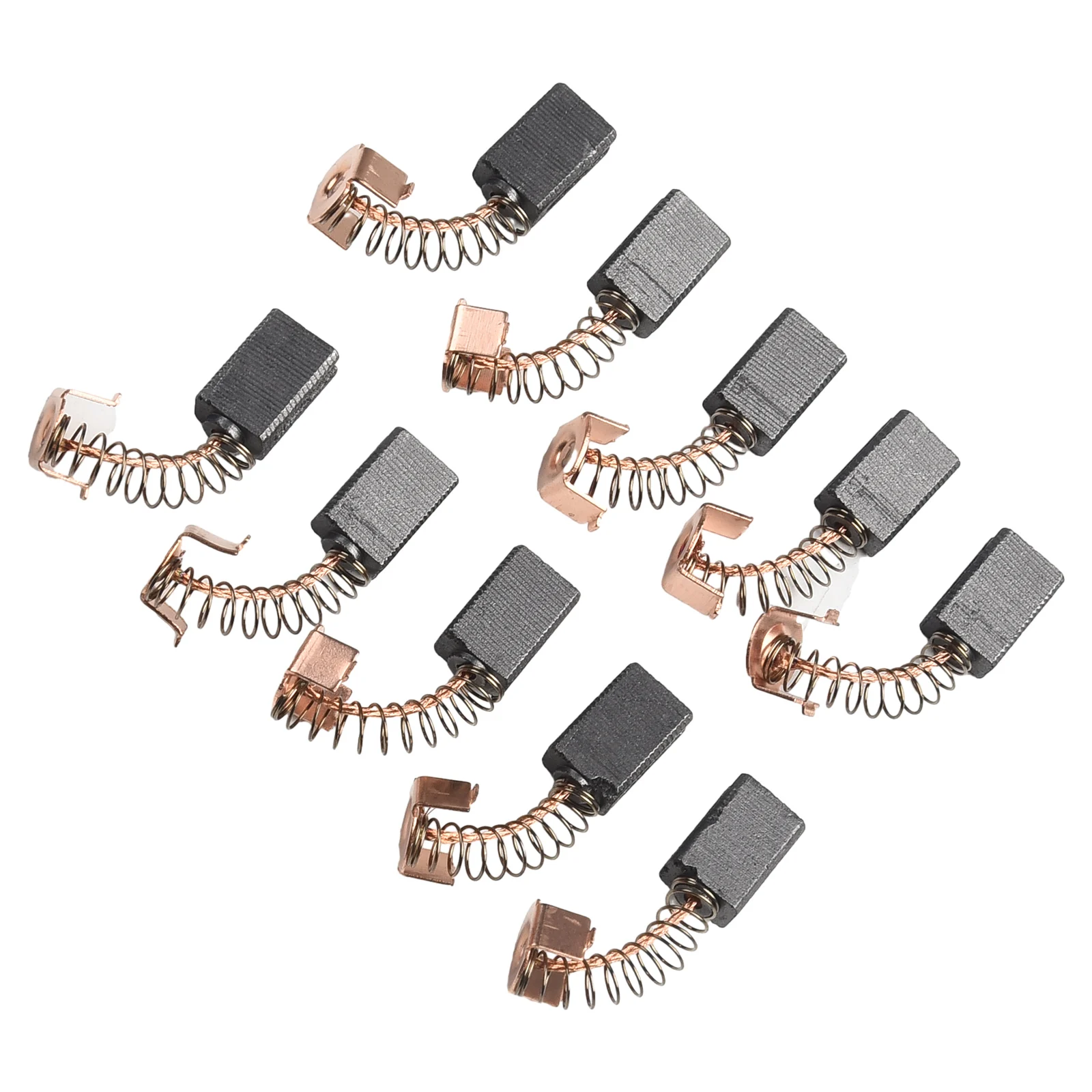 10 Pack Carbon Brushes 5x8x12mm for Angle Grinder G720 to Enable Motor Brush Replacement and Operational Consistency