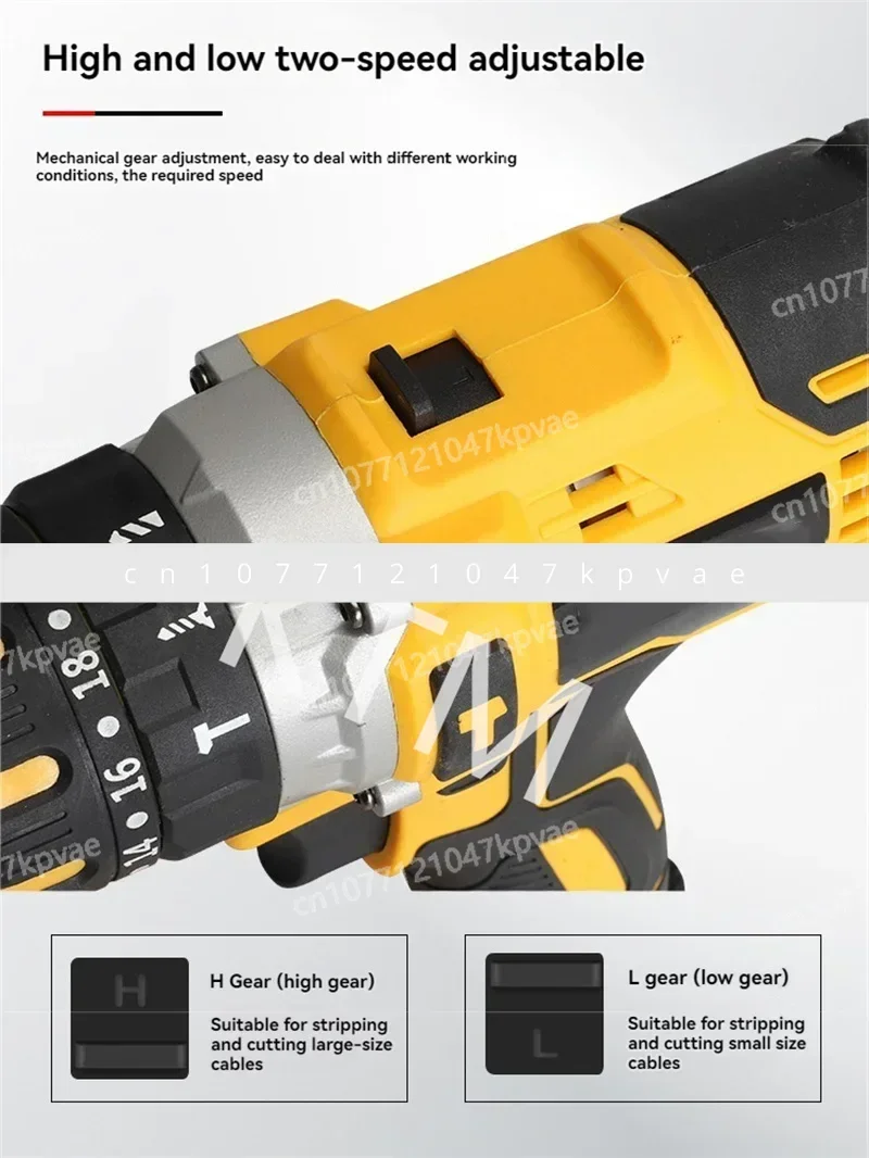 مقشر كابل شحن محمول، بطارية ليثيوم، شحم كهربائي G Un، حفارة عالية الضغط، متجرد أسلاك سريع واحد #6