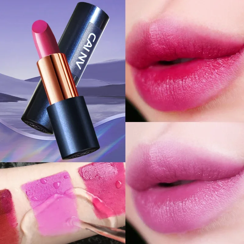 Rosa vermelha batom em pó cor ameixa cinza rosa uva roxo dragão fruta cor luz rosa batom maquiagem cosméticos