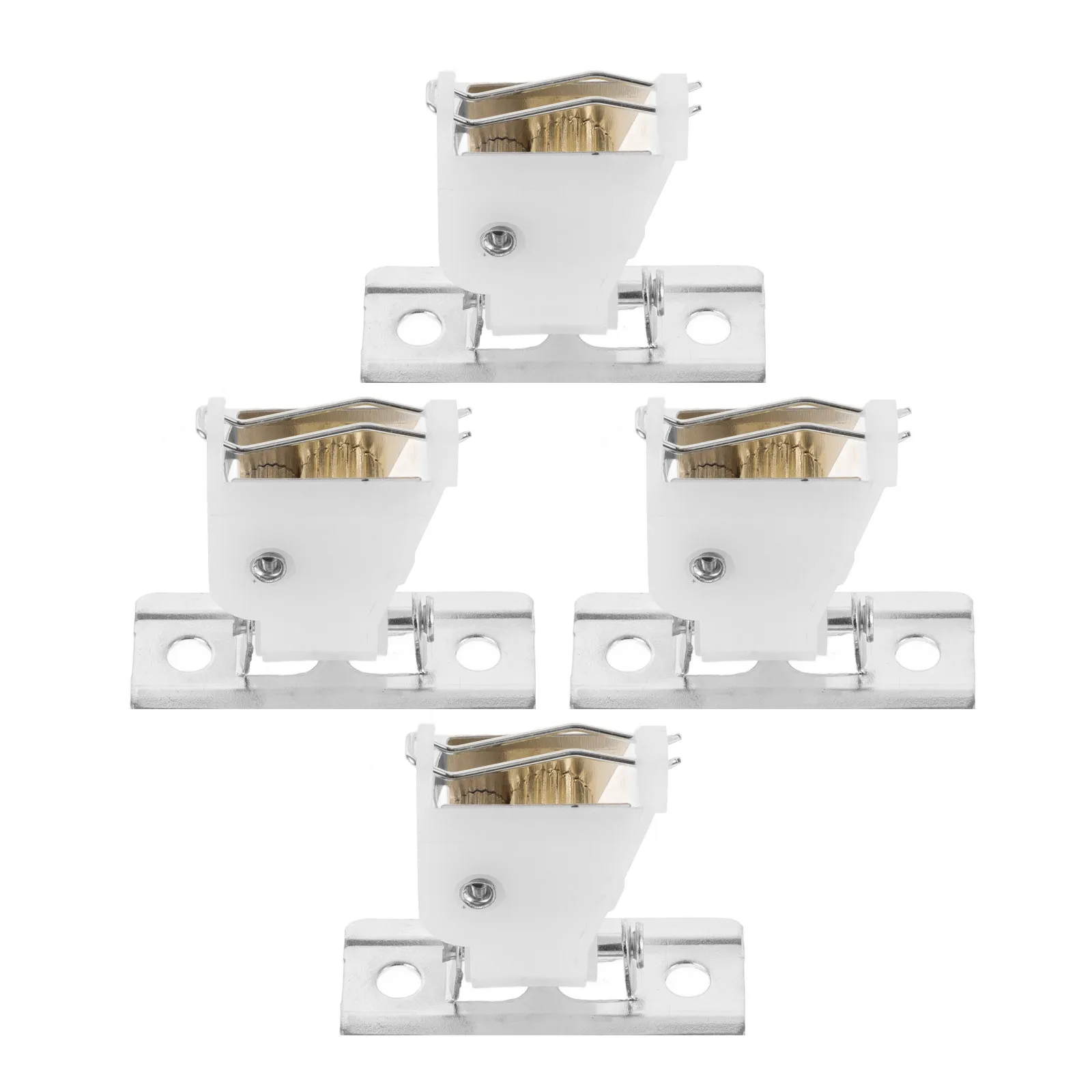 

4Pcs Roman Shade Cord Locks Heavy Duty Metal Cord Locks for Window Blinds Roman Shade Supplies Smooth Operation Stable Curtain