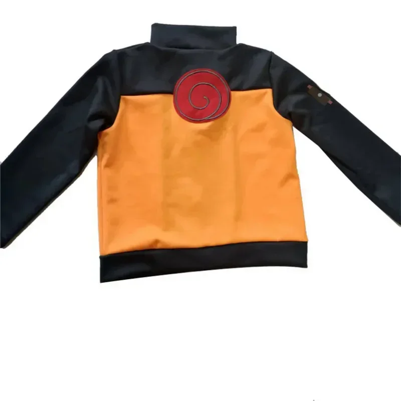 Heiße Kinder Uzumaki Cosplay Jungen Mädchen Uzumaki Jacke Hosen Stirnband Perücke Requisiten Kinder uniform Kunai Halloween Kostüm