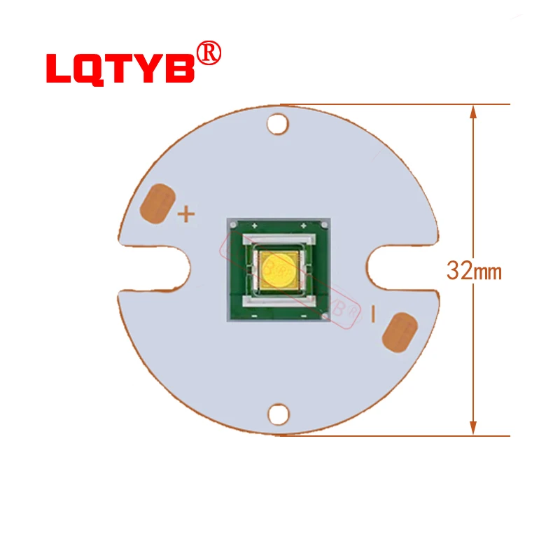 Imagem -04 - Grânulos Brancos Frios da Lâmpada para as Peças da Lanterna Conversão Faça Você Mesmo Frio Vidro Liso Microplaqueta Superior Diodo Smd Sbt90 9090 50w 3v 15a