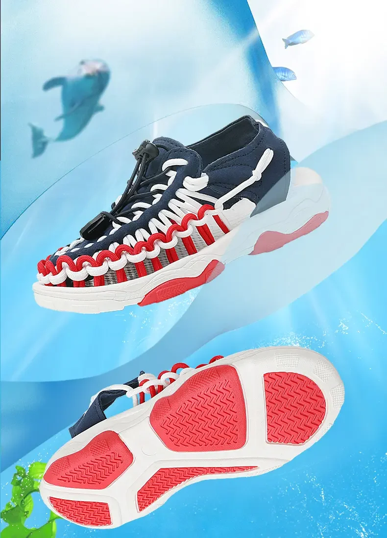 حار بيع الاطفال الصنادل الرياضية الصيف الفتيان أحذية الشاطئ في الهواء الطلق أحذية رياضية الصنادل المطاط عدم الانزلاق صندل كاجوال للأطفال