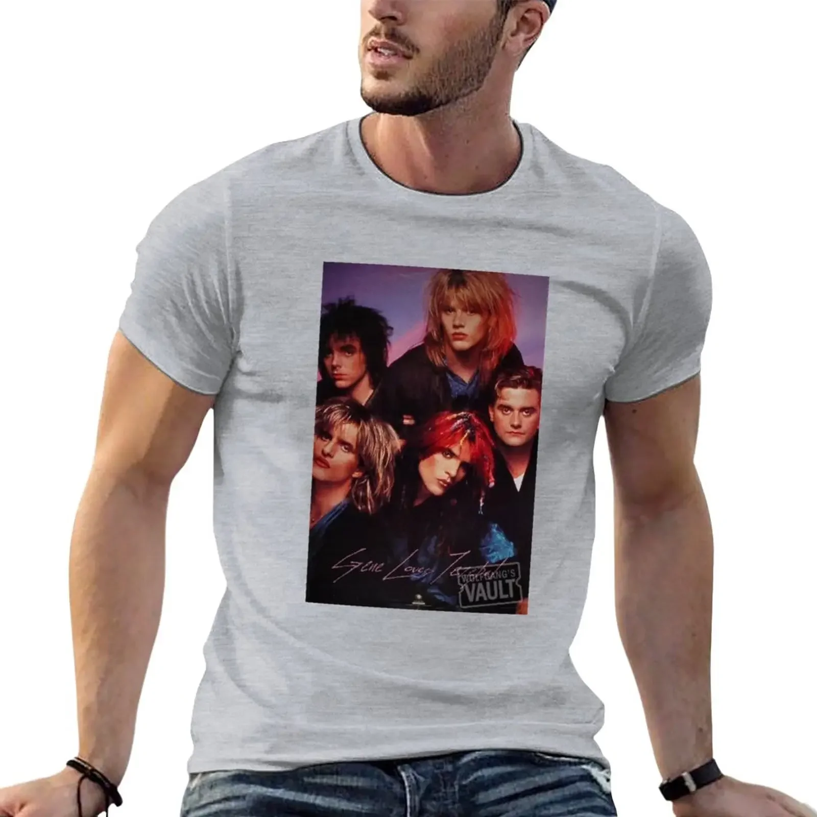 

Gene Loves Jezebel Poster T-Shirt boys whites summer top men clothes