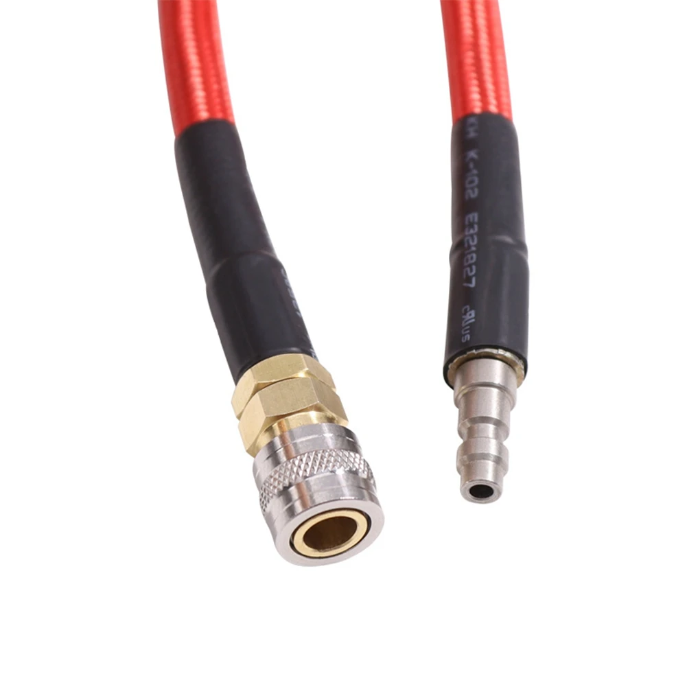 خرطوم هواء Airsoft HPA SLP FLEX صديق للميزانية، خرطوم هواء عن بعد مع (الولايات المتحدة) Foster QD 40 بوصة ضغط منخفض MAX 300 PSI R #5