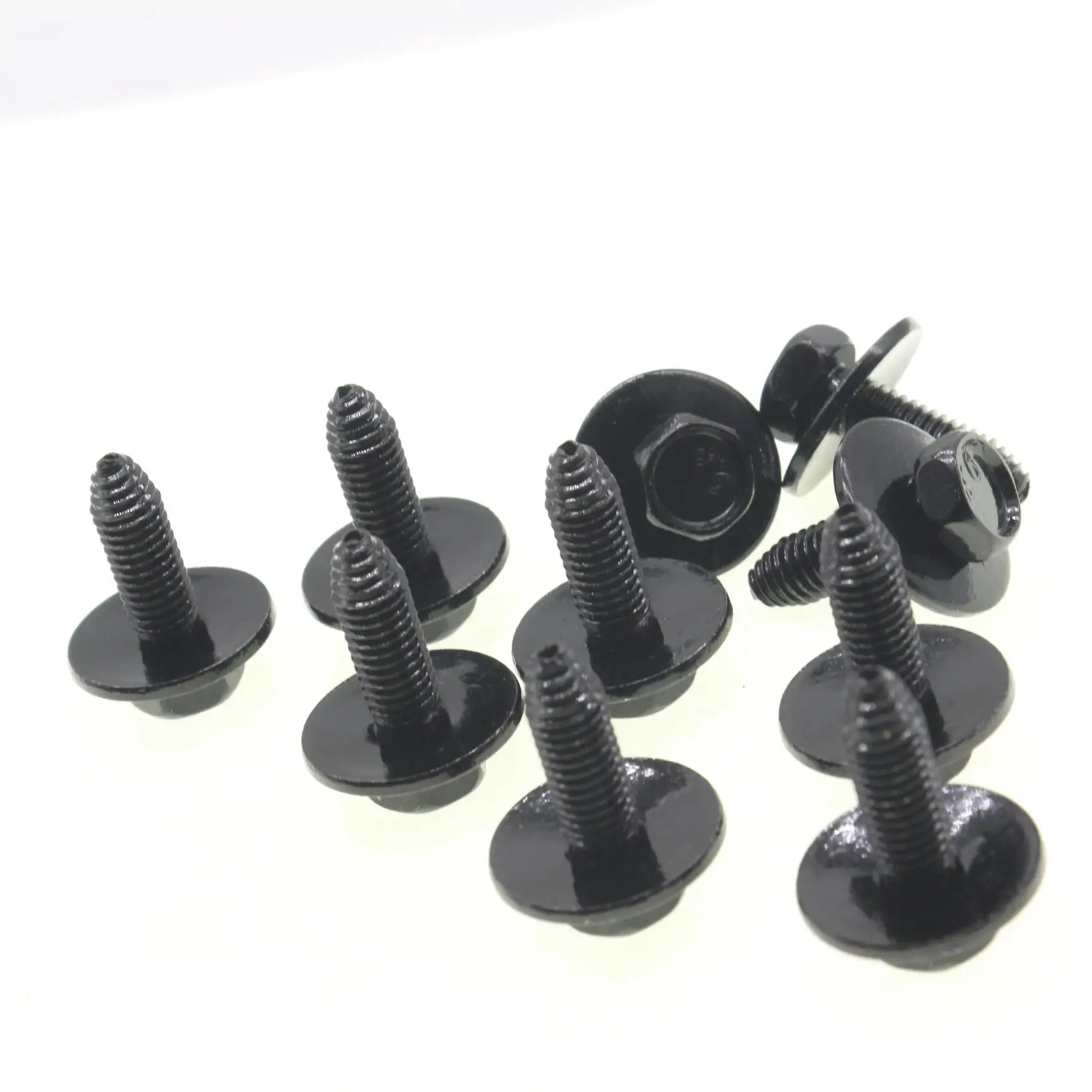 Perno hexagonal SEMS con arandela para revestimiento de guardabarros, 10 Uds., para Saturn SC1 SC2 SL1 SL2 SW1 SW2, embellecedor de carrocería 11503619