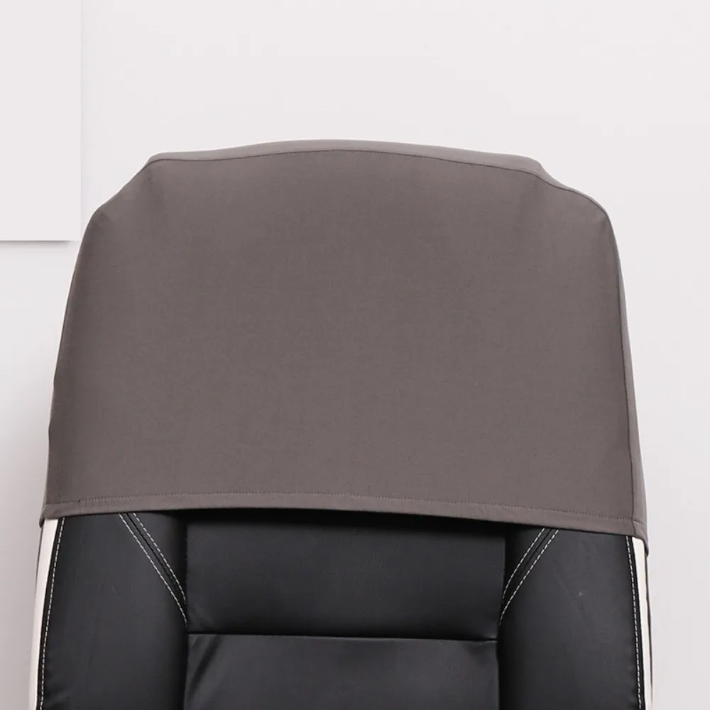 Elastic Elastic Office Chair Cover Dustproof Back Protection Computer Chair Head Cover Solid Color Dust-Proof Cover