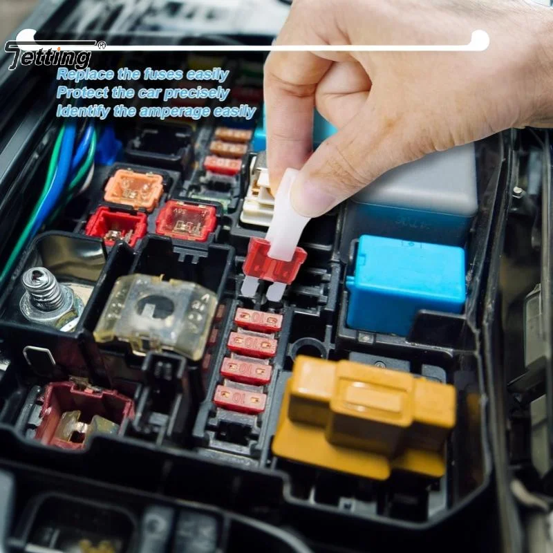 120Pcs Aluminum Automotive Blade Fuse Assortment Kit 2A-40A Car Truck Motorcycle Boat Fuses Set Small Medium Size