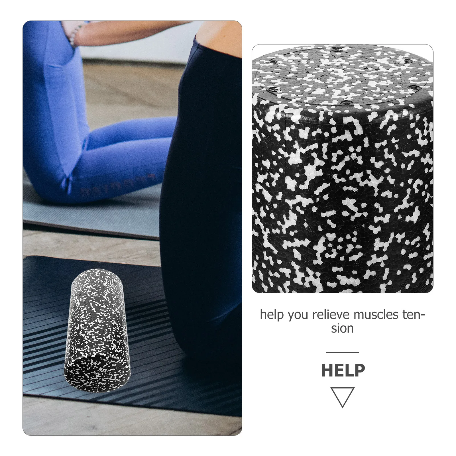 

Yoga Roller Foam Massage Column Lightweight Muscle Recovery Tool For Deep Tissue Exercise Fitness Yoga Accessories