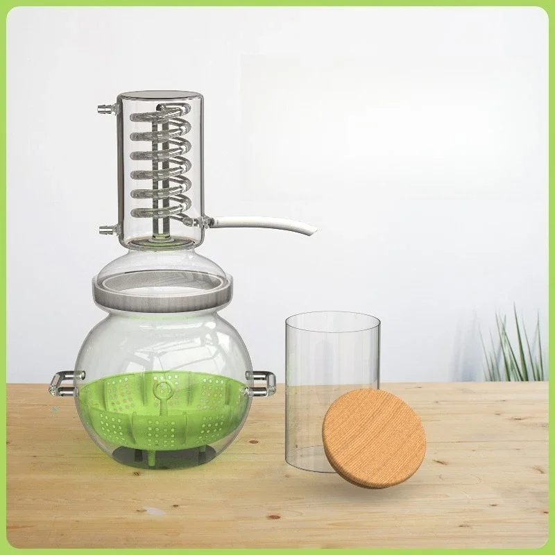 Essential Oil Distiller Hydrosol Still Glass Extractor for Home Perfume Making Small Household KitGoods in stock