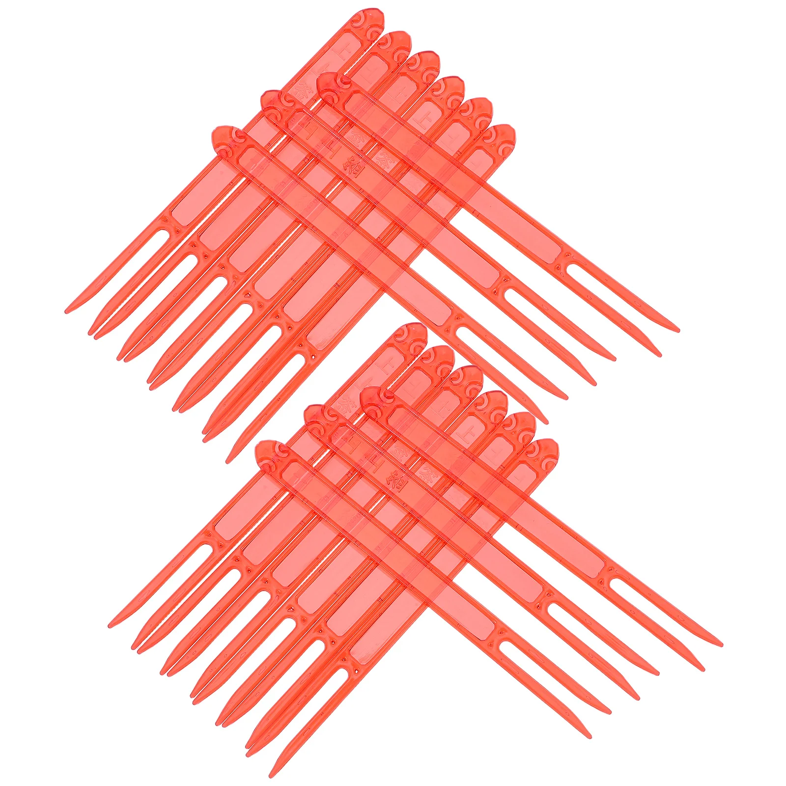 

1000 Pcs High-end Fruit Sign Fork Cocktail Plastic Dessert Forks Mini Toothpick Appetizer Picks