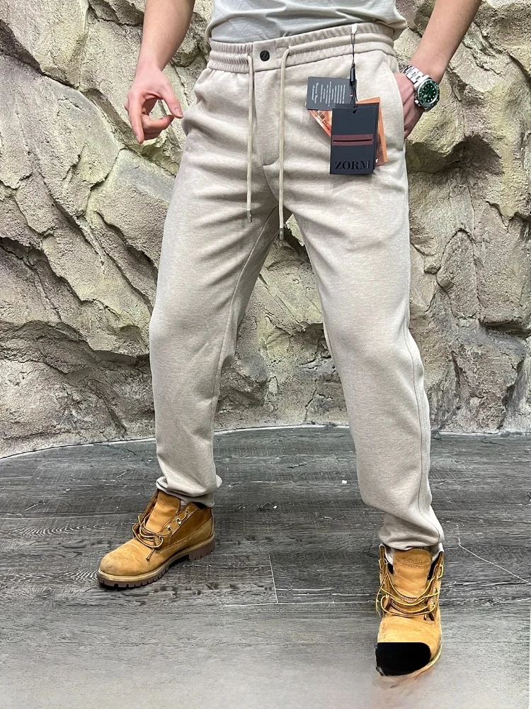 

Итальянские мужские утепленные брюки из смесовой шерсти с ацетатом, модные, прямого кроя, теплые, повседневные, с эффектом драпировки