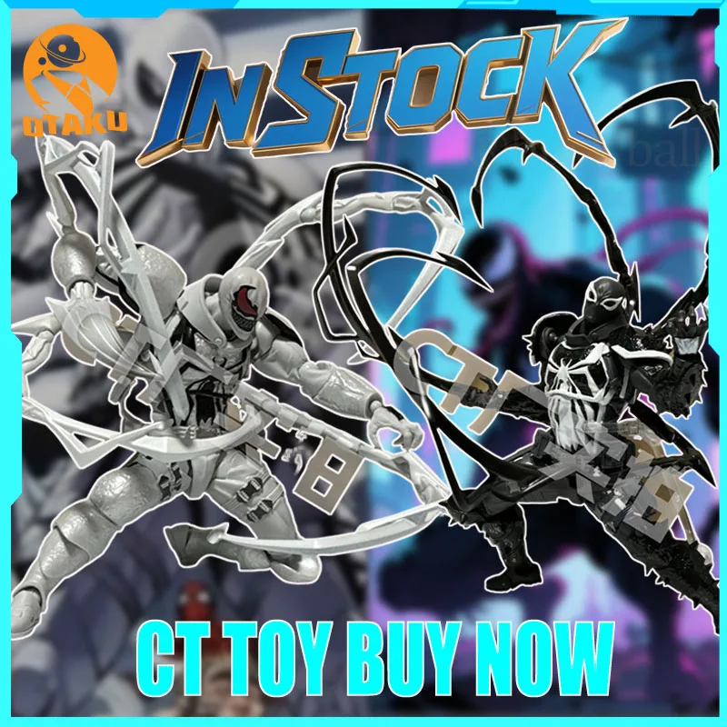 

In Stock Ct Toy Venom Figure Amazing Yamaguchi Spiderman Agent Anti Venom Action Figure Gk Statue Model Doll Collection Toy Gift